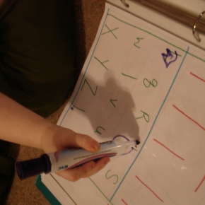 Preschool at Home: The Letter Book